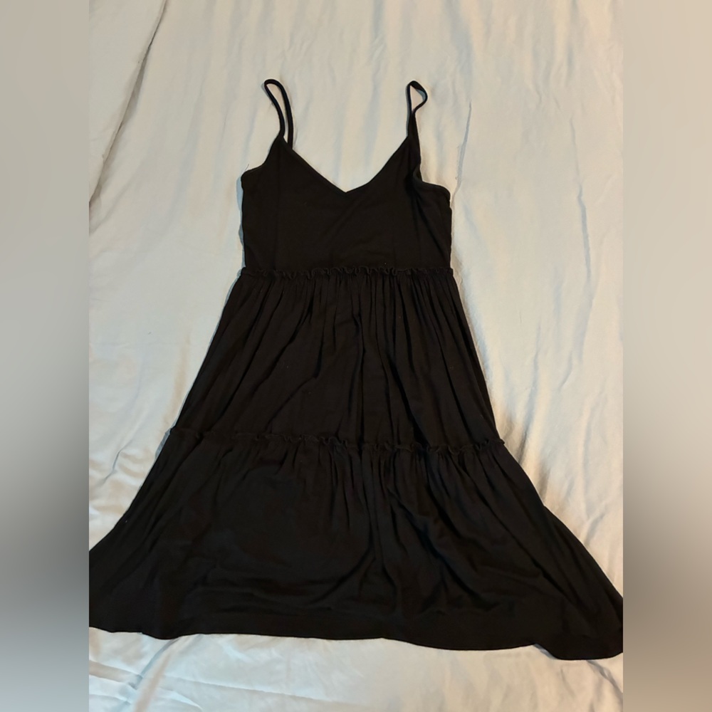 Chic Black Sleeveless Mini Dress
